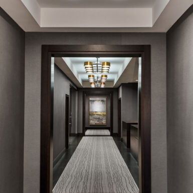 Villa healthcare office hallway design lincolnwood